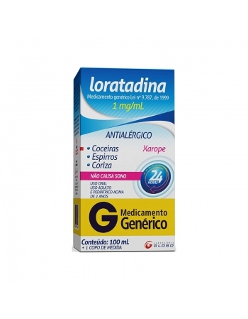 LORATADINA XAROPE 100ML (GLOBO)