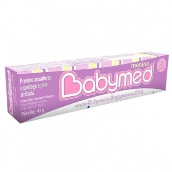 BABYMED MENINA POMADA 45G RETINOL + COLECALCIFEROL + OXIDO DE ZINCO (CIMED)