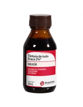 TINTURA DE IODO 2% 30ML (RIOQUIMICA)