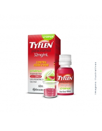 TYFLEN CRIANCA SUSPENSAO 60ML PARACETAMOL (BRASTERAPICA)