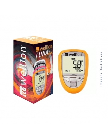 APARELHO P/GLICOSE + COLESTEROL WELLION LUNA (MEDLEVENSOHN)