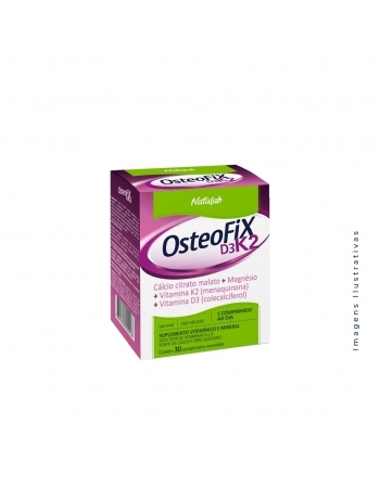 OSTEOFIX D3 K2 C/30CPR CALCIO + VITAMINA D (NATULAB)