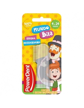 ESCOVA INFANTIL MASSAGEADORA BITA (1802) (POWERDENT)