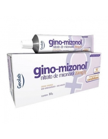 GINO-MIZONOL CREME VAGINAL 80G C/14 APLICADORES MICONAZOL (GEOLAB)
