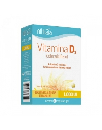 VITAMINA D 1.000UI C/30CAPS (ALTHAIA)