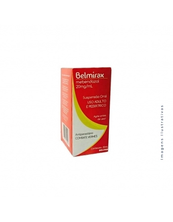 BELMIRAX SUSPENSAO 30ML MEBENDAZOL (BELFAR)