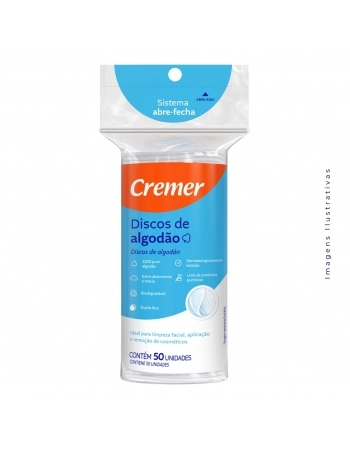 ALGODAO EM DISCO C/50 UND (CREMER S/A)