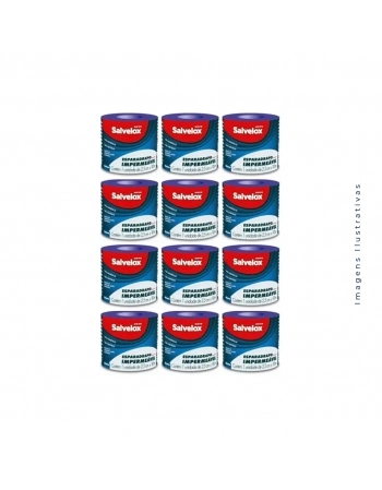 ESPARADRAPO IMPERMEAVEL BRANCO 2,5CM X 0,9M C/12 SALVELOX (CREMER S/A)