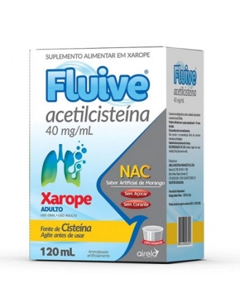 FLUIVE XAROPE ADULTO 120ML ACETILCISTEINA (AIRELA)