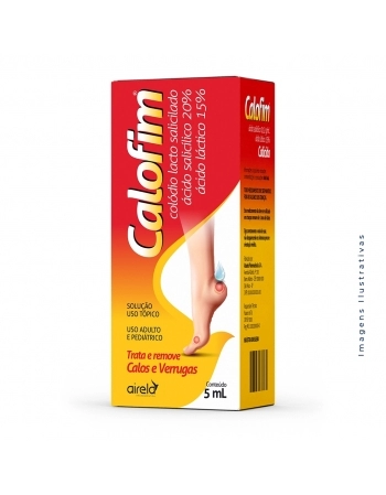 CALOFIM 5ML LOCAO P/CALOS E VERRUGAS (AIRELA)