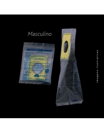 COLETOR P/URINA INFANTIL MASCULINO 100ML (CRAL)