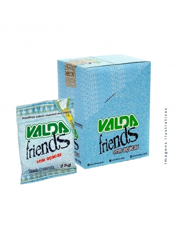 VALDA FRIENDS PASTILHAS SEM ACUCAR C/30 25G (CANONNE)