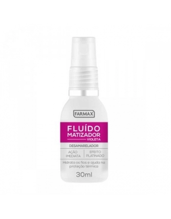 FLUIDO MATIZADOR VIOLETA DESAMARELADOR P/CABELOS 30ML (FARMAX)