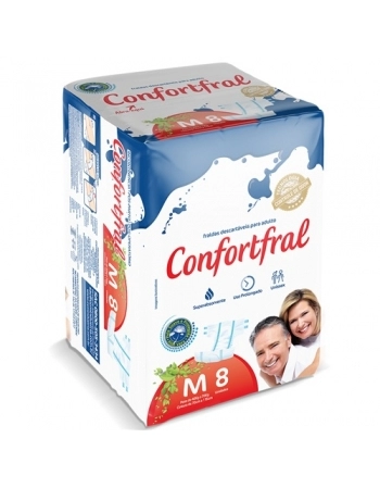 FRALDA GERIATICA CONFORTFRAL M C/8 UND (CCM)