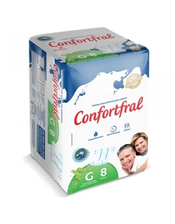 FRALDA GERIATICA CONFORTFRAL G C/8 UND (CCM)