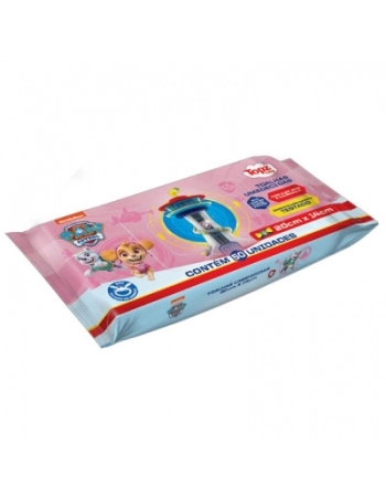 TOALHAS UMEDECIDAS TOPZ PATRULHA CANINA C/50 UN (CREMER S/A)