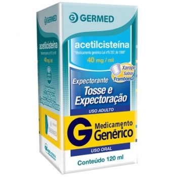 ACETILCISTEINA XAROPE ADULTO 120ML (GERMED)