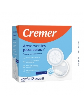 ABSORVENTE P/SEIOS C/12 UND (CREMER S/A)