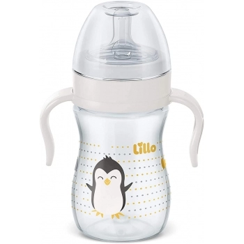 MAMADEIRA PRIMEIROS PASSOS C/ALCA 240ML BRANCA (628401) (LILLO)