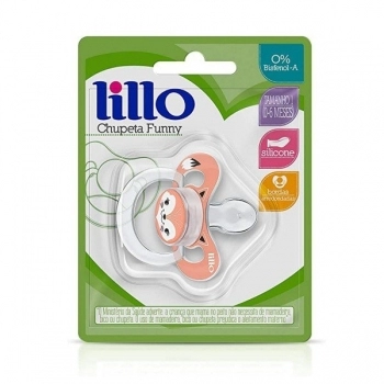 CHUPETA T1 (627601) FUNNY RAPOSA DE SILICONE ORTODONTICO (LILLO)