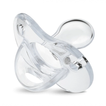 CHUPETA T1 (629301) CALMING 100% SILICONE TRANSPARENTE (LILLO)