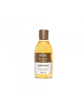 OLEO CAPILA E CORPORAL AMENDOAS 100ML (FARMAX)