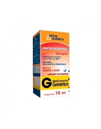 PARACETAMOL GOTAS 15ML (NOVA QUIMICA GENERICO)