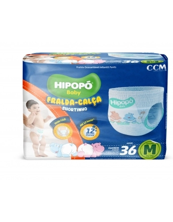 FRALDA HIPOPO BABY JUMBO M C/36