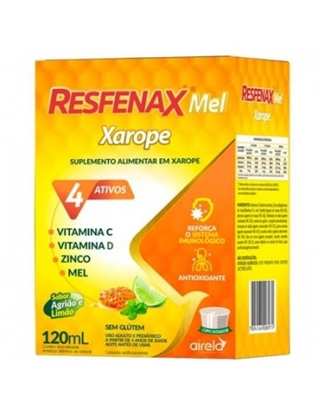 RESFENAX MEL XP.120ML VIT.C+VIT.D+ZINCO+MEL