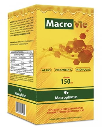 MACRO VIC 150ML ALHO+VIT.C+PROPOLIS (MACROPHYTUS)