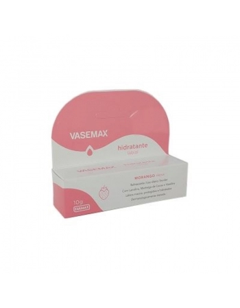 HIDRAT.LABIAL MORANGO 10G VASEMAX