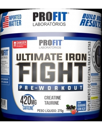 ULTIMATE IRON FIGHT GUARANA/ACAI 270G