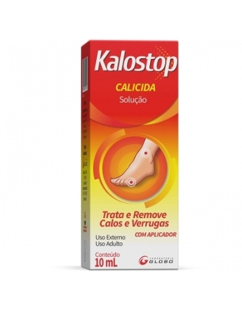 KALOSTOP 10ML LOCAO P/CALOS E VERRUGAS (GLOBO)