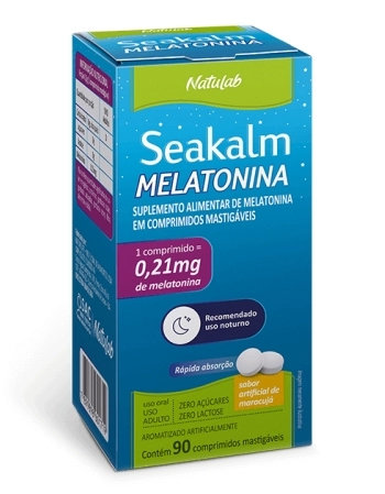 SEAKALM 0,21MG C/90CPR MELATONINA (NATULAB)