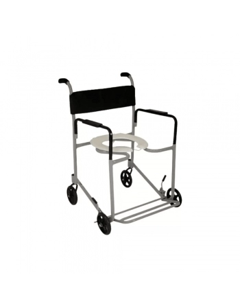 CADEIRA DE RODAS HIGIENE P/OBESO (CH06) 130KG PRE (CARONE CADEIRAS)