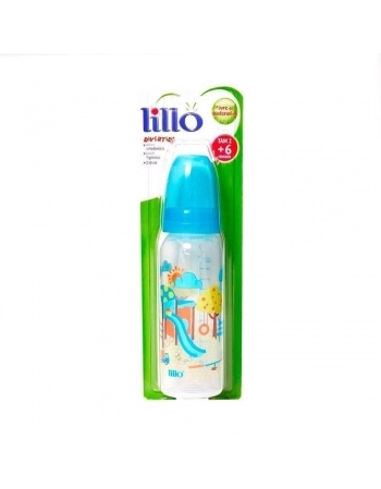 MAMADEIRA DIVERTIDA ANATOMICA 240ML AZUL (614121) (LILLO)