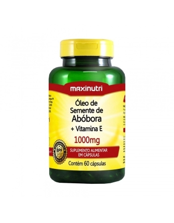 OLEO DE SEMENTE ABOBORA 1000MG C/60CAPS (MAXINUTRI)