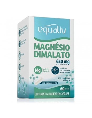 DIMALATO MAGNESIO 650MG C/60CAPS (EQUALIV)