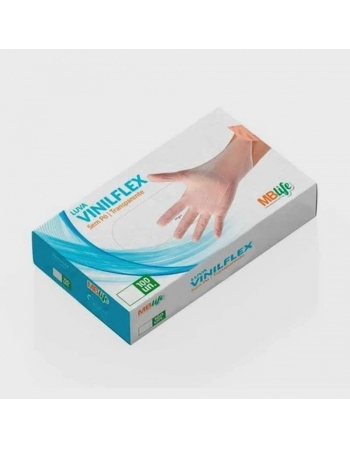 LUVA VINILFLEX M C/100 SEM PO (MEDIX)