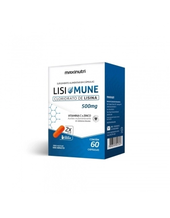 LISIMUNE 500MG C/60CAPS LISINA (MAXINUTRI)