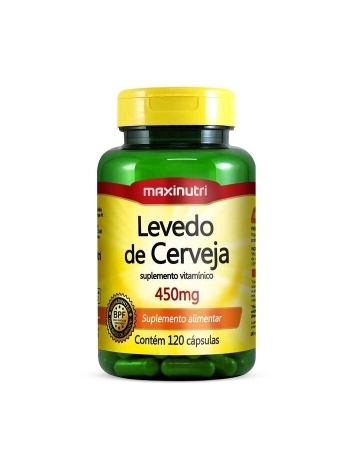 LEVEDO DE CERVEJA 450MG C/120CAPS (MAXINUTRI)
