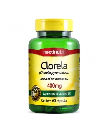 CLORELA 400MG C/60CAPS (MAXINUTRI)