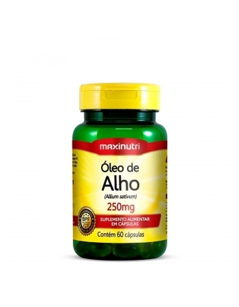 OLEO DE ALHO 250MG C/60CAPS (MAXINUTRI)