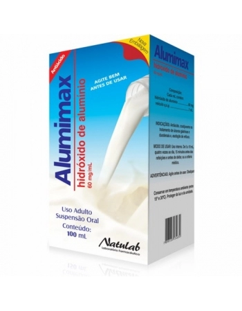 ALUMIMAX SUSPENSAO 100ML HIDROXIDO DE ALUMINIO (NATULAB)