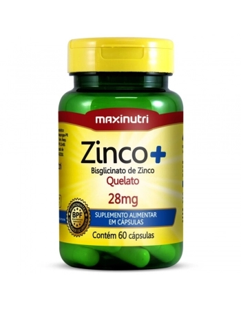 ZINCO VITAMINA C 60CAPS (MAXINUTRI)