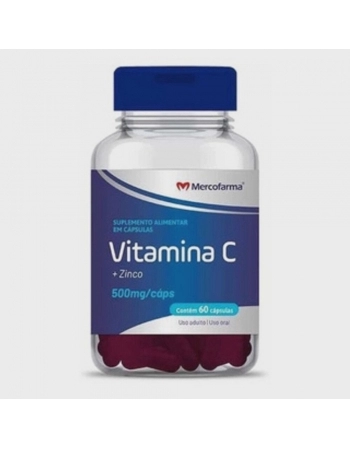 VITAMINA C ZINCO 500MG C/60CAPS (MERCOFARMA)