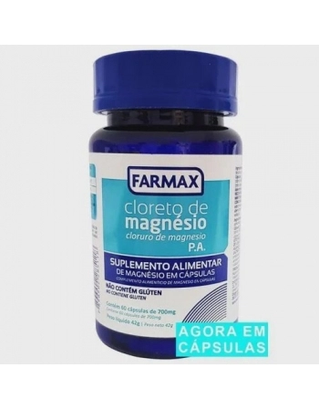 CLORETO DE MAGNESIO PA C/60CAPS (FARMAX)
