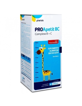 PROAPETIT BC XAROPE 240ML VITAMINA BC (PHARLAB)