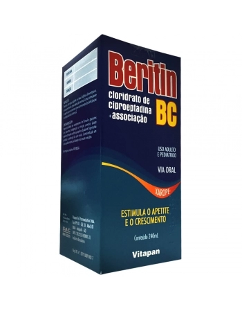 BERITIN BC XAROPE 240ML VITAMINA BC (VITAMEDIC)