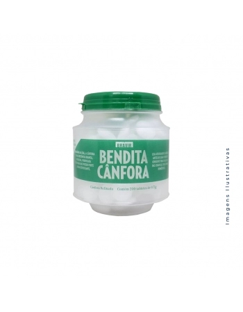 CANFORA REFINADA 0,75G C/200 PASTILHAS (BRAVIR)